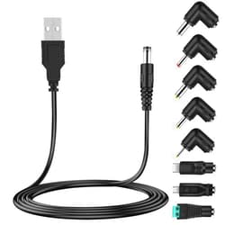 Bouge Czepa Bouge Universal DC 5V Power Cable, USB Charger Cord with 8 Types Connectors (Include Micro and USB C Android Connector) for Samsung Galaxy LG Moto and Other Android Phones Tablet Power Bank