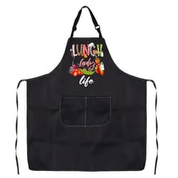 PXTIDY School Lunch Lady Aprons With Pockets Lunch Lady Appreciation Gift Cafeteria Worker Gift School Cook Apron