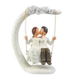 Jinhuoba Romantic Gifts Couple Figurines in Love, 9