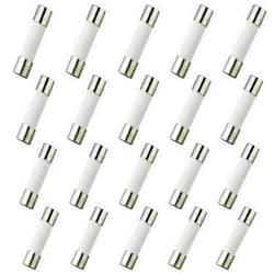 BOJACK F10AL250V 5x20 mm 10A 250V Fast-Blow Ceramic Fuses 10 amp 250 Volt 0.2x0.78 Inch Ceramic Tube Fuses (Pack of 20)
