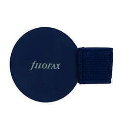 Filofax Refillable Notebook Accessory, Elastic Pen Loop, Self-Adhesive, Charcoal (B132782)