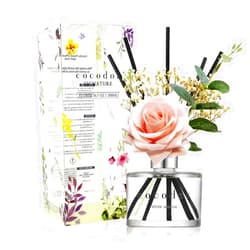 Cocod'or COCODOR Rose Reed Flower Diffuser/White Jasmine/6.7oz/1Pack / Home Fragrance Scent Essential Oil Stick Diffuser for Bedroom Bathroom Home Décor