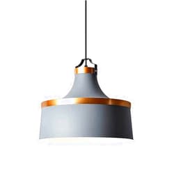 CZLZY Nordic Style Wrought Iron Chandelier, Colored Metal Lampshade, E27 Single Pendant Light, Ceiling Lighting Fixtures, Balcony Dining Kitchen Island Decoration Hanging Lamp