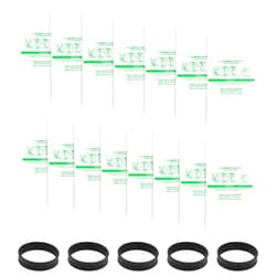 iSingo 204814 Micron Magic HEPA Filter Plus Bags for Kirby Vacuums Model G4, G5, Gsix, Ultimate G Series, Diamond Edition Sentria Vacuums Sentria, Sentria II, Avalir I, II (15 Bags + 5 Belts)