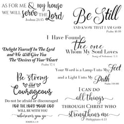 BBTO Bible Verse Wall Stickers Inspirational Quote Wall Decals Religious Motivational Scripture Sticker Peel and Stick for Bedroom Living Room Office Bathroom(Be Still)