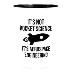 Flairy Land Aerospace Engineering Gift Shot Glass 1.5oz - It's not rocket science - Spacecraft Aeronautics Aviation Aircraft Engineering Aerodynamics Technician space lover dan outer space