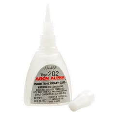 Aron Alpha Industrial Krazy Glue Aron Alpha Type 202 (100 CPS Viscosity) General Purpose Instant Adhesive with Intermediate Gap Filling and Moderate Set time. 50 gm (1.76 oz) bottte.