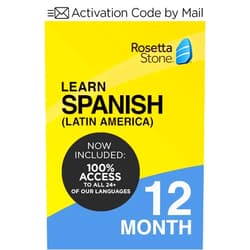 Rosetta Stone Learn Spanish (Latin America)|12 Months| PC/Mac Keycard