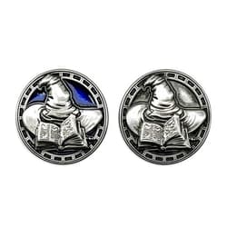 Norse Foundry Class Coins Wizard Metal Tokens Set - 10 Class Miniature 25mm in Size, for TTRPGs.