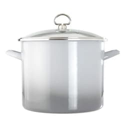 Chantal Enamel on Steel, 8 Quart, Fade Grey