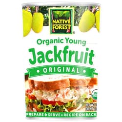 Native Forest Organic Young Jackfruit - Great Meatless Alternative, Plant Based Meat, Non-GMO Project Verified, USDA Organic - Original, 14 Oz (Pack of 6)