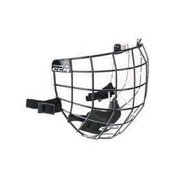 CCM Hockey 580 Facemask Cage (Black Outside/White Inside, Large)