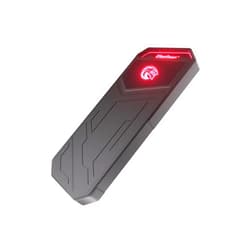 KingSpec Z5 2TB External SSD - 2100MB/s, Portable Solid State Hard Drives with RGB Light, Zinc Alloy Case, USB 3.2 Gen2x2 Interface, Compatible with Mobile Phone/PS4/Laptop/TV/PC (2TB)