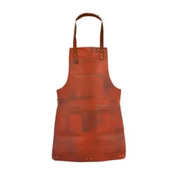 Leathershire Full Grain Leather Apron Butcher, Cook, BBQ, Cooking, Wood work, Cheff, BBq Grill Gift Apron