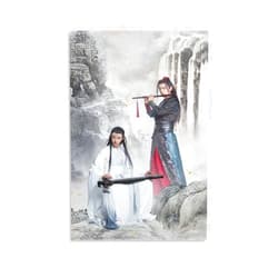 BEBUSH The Untamed Poster Xiao Zhan and Wang Yibo Poster Wall Art Paintings Canvas Wall Decor Home Decor Living Room Decor Aesthetic 08x12inch(20x30cm) Unframe-Style