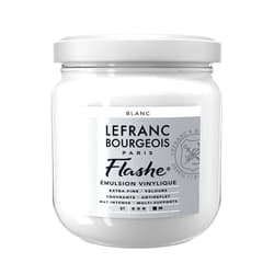 Daler Rowney Lefranc Bourgeois Flash Acrylic Vinyl Emulsion, 400 ml Topf, White 400 Millilitre