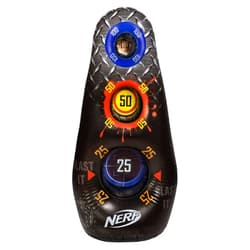 NERF Inflatable Target, 4’ Tall Practice Device – 3 Score Zones, Water Filled Base – Great for Outdoor & Indoor Play