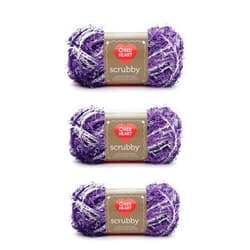 Red Heart Scrubby Jelly Yarn - 3 Pack of 85g/3oz - Polyester - 4 Medium (Worsted) - 78 Yards - Knitting/Crochet
