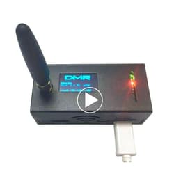 Mokxihit 2024 Upgraded MMDVM Hotspot Spot Assembled Radio Station OLED Antenna WiFi Digital Voice Modem P25 DMR YSF Raspbery P Zerow