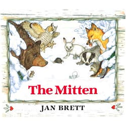 Jan Brett The Mitten (Oversized Lap Board Book)