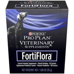 Purina FortiFlora Probiotics for Dogs, Pro Plan Veterinary Supplements Powder or Chewable Probiotic Dog Supplement Dog Supplement 1 Pack