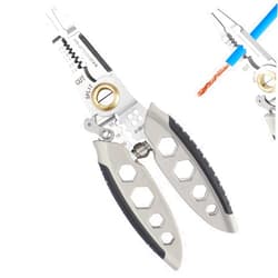 RGISHOP Wire Stripper Tool, 9 in 1 Multipurpose Wire Stripper Heavy Duty Electrical Wire Stripping,Cutting,Crimping Tool - Professional Wiring Tool for Electricians DIY Enthusiasts
