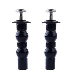 Milcraft Toilet Seat Hinge Screw Compatible with TOTO Toilet, Expanding Rubber Bolt Top Nuts Set for Top Mount Toilet Seat Tightening Kit Replacement,Toilet Seat Blind Hole Fixing Kit for TOTO Toilets,2 Pack
