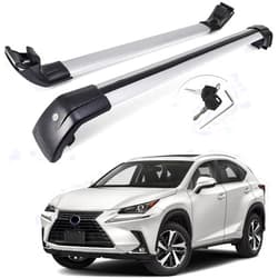 SAREMAS Lockable Roof Cargo Rack for Lexus NX NX200t NX300 NX300H 2015-2021 Roof Racks Cross Bar Rail Luggage CarrierAccessories