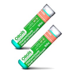 OLLOIS Histaminum Hydrochloricum 30c Organic, Lactose-Free Homeopathic Medicine, 80 Pellets (Pack of 2)