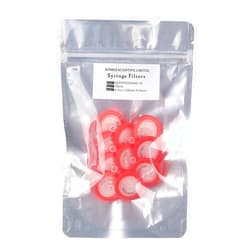 Biomed Scientific Syringe Filters PTFE 25MM Diameter 0.45um Pore Size Non sterile Pack of 10