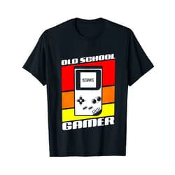 Retro Vintage Old School Arcade Gamer 70s 80s 90s Vintage Retro Arcade Video Game Old School Gamer T-Shirt