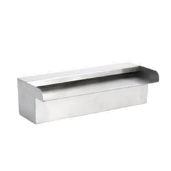 GarveeLife Pool Fountain Stainless Steel Pool Waterfall Spillway 11.8