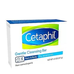 Cetaphil Gentle Cleansing Bar for Dry/Sensitive Skin 4.50 Ounce (6 Pack)