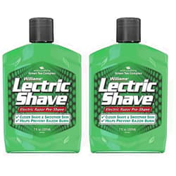 Williams Lectric Shave, Electric Razor Pre-Shave, 7 Ounce (Pack of 2)