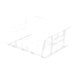 Akro-Mils 30250 AkroBins Plastic Storage Bins, Space-Saving Stackable Bins, Garage Organization Bins, Closet, Classroom Organization, Craft Storage, 15-Inch x 16-Inch x 7-Inch, Clear, 6-Pack