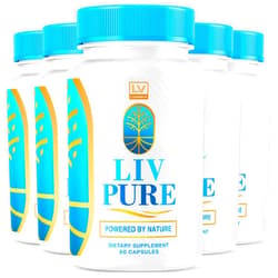 LIVORKA (5 Pack) Liv Pure, Liv Pure Reviews, Liv Pure Pills, Liv Pure Pills Reviews, Livpure, Liv Pure Capsules Liver, LivPure Pill Now in Capsules, 300 Capsules for 150 Days.