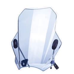 HNJZLU Motorcycle Windshield Windshield Motorcycle Universal Windscreen Motorbikes Deflector (Color : Gris)