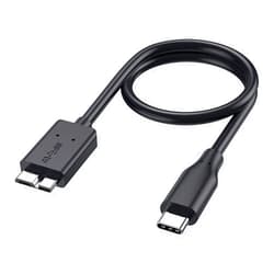 RTS USB c Hard Drive Cable USB C Type C to Micro-B USB 3.0 Cable, 10Gbps Fast Charging & Syncing Cord Compatible with Portable External Hard Drives Such as WD Elements, My Passport Seagate