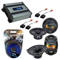 Harmony Audio Compatible with Chevy Astro Van 1991-1995 OEM Speaker Replacement Harmony Bundle R69 R65 & HA-A400.4 Amp