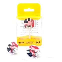 CUESOUL AK5 Integrated Dart Shaft Dart Flights Standard Shape 28mm-American Flag Design