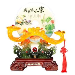 BytheM Sculpture Tabletop Pi Xiu Lucky Decoration Living Room TV Cabinet Wine Cabinet Pi Xiu Decoration Interior Desktop Decoration Housewarming Gifts Statue of Wealth Statues (Size : 2)