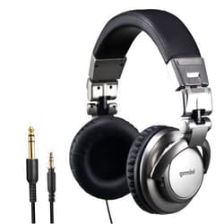 Gemini Sound DJX-500 Professional DJ Headphones, Over-Ear, Wired, 90°/180° Rotating Joints, 57mm Drivers, Padded Ear Cups - Ideal for Studio Monitoring