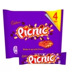 Cadbury Candy Bar Picnic Chocolate Original Cadbury Candy Bar Picnic Chocolate Imported From The UK England