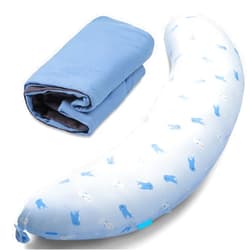 BYRIVER Pregnancy Pillow and Extra Pillow Case Bundle