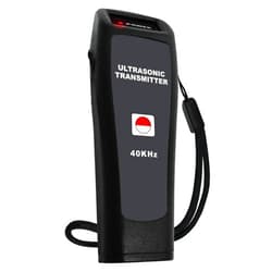 Landtek Portable Ultrasonic Transmitter Leak Detector Tester 40 KHz with LED Power Indicator for Air Leaks Around Door & Window Gaskets & Seals, Water leaks in Roofs, Conduit & Pipe Identification