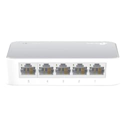 TP-Link 5 Port 10/100 Mbps Fast Ethernet Switch | Desktop Ethernet Splitter | Ethernet Hub | Plug & Play | Fanless Quiet | Desktop Design | Green Technology | Unmanaged (TL-SF1005D),White