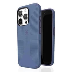 Speck MagSafe Case for iPhone 15 Pro - Drop & Camera Protection, Soft-Touch Secure Grip, Wireless Charging Compatible, Fits All 6.1 Inch Models Including iPhone 14 &13 Pro - Grip Blue