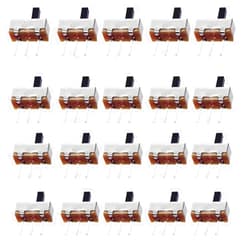 DUTTY Toggle Switch Vertical Slide Switch SS-12D00 (1P2T) 20PCS