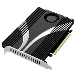 SABRENT 4-Drive NVMe SSD to PCIe 4.0 X 16 Adapter Card with Active Cooling [EC-P4BF]