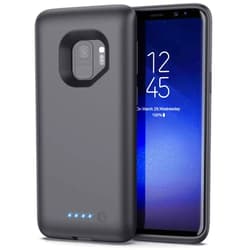 Trswyop Battery Case for Samsung Galaxy S9,[6000mAh] Portable Charging Case External Battery Pack for Samsung Galaxy S9 Rechargeable Charger Case (5.8 inch) Black